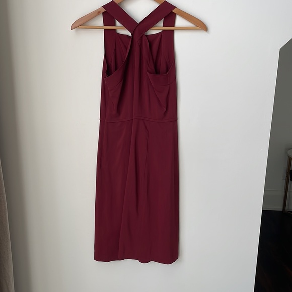 Burgundy Theory Dress - Picture 2 of 4